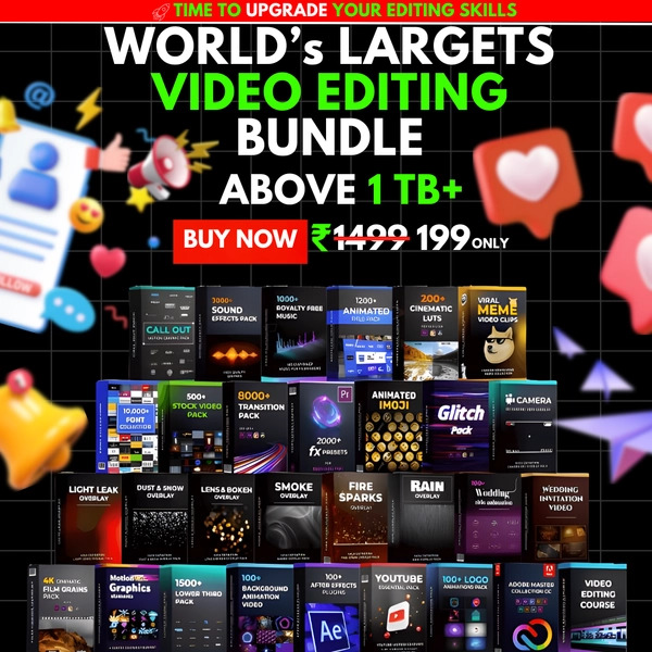 World’s Largest Video Editing Bundle – 1TB+ Professional Assets Collection